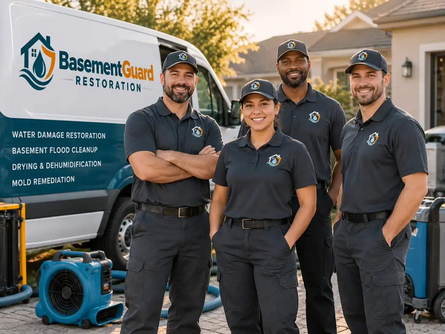 Basement Water Damage Restoration company in Sherrill, IA